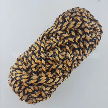 طناب کنفی سرمه ای نارنجی روشن