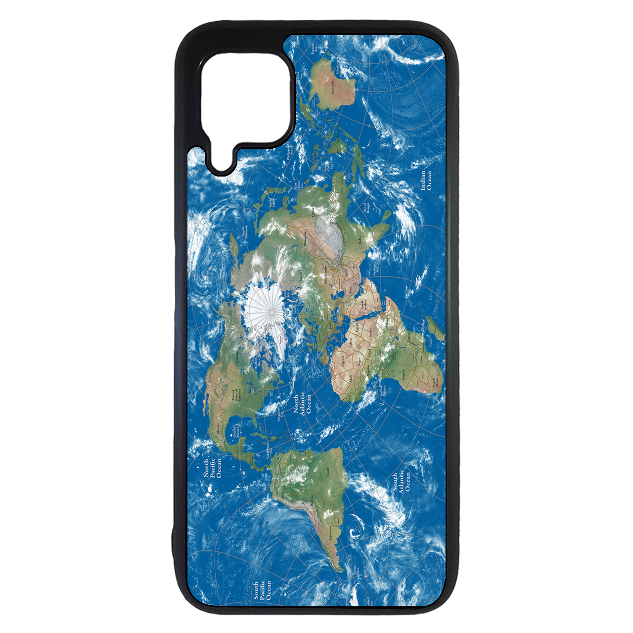 کاور طرح نقشه جهان کد 1146 مناسب برای گوشی موبایل هوآوی p40 lite/nova 7i