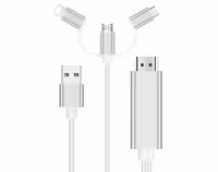 کابل تبدیل 3 در 1 Lightning Typec Micro به HDMI اونتن مدل OTN-7537A