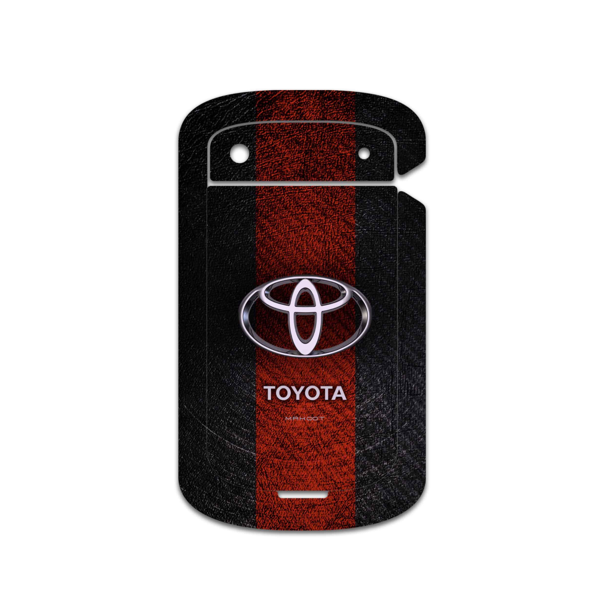 برچسب پوششی ماهوت مدل TOYOTA-Logo مناسب برای گوشی موبایل بلک بری Bold Touch 9900