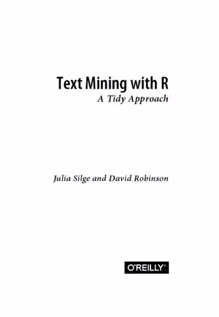 خرید و دانلود نسخه کامل کتاب Text Mining with R: A Tidy Approach