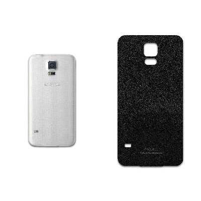 برچسب پوششی ماهوت مدل Black-Leather مناسب برای گوشی موبایل سامسونگ Galaxy S5