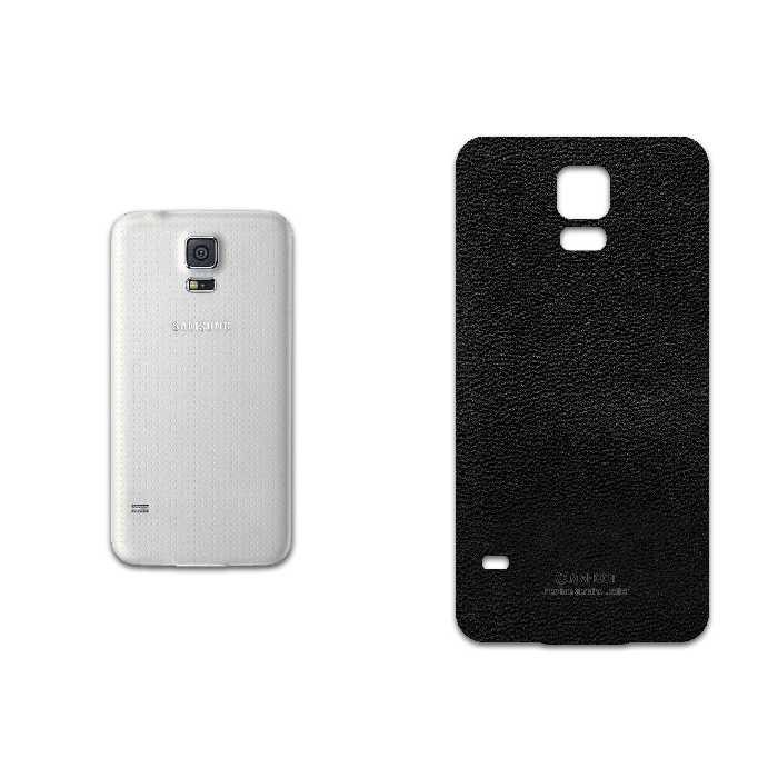 برچسب پوششی ماهوت مدل Black-Leather مناسب برای گوشی موبایل سامسونگ Galaxy S5