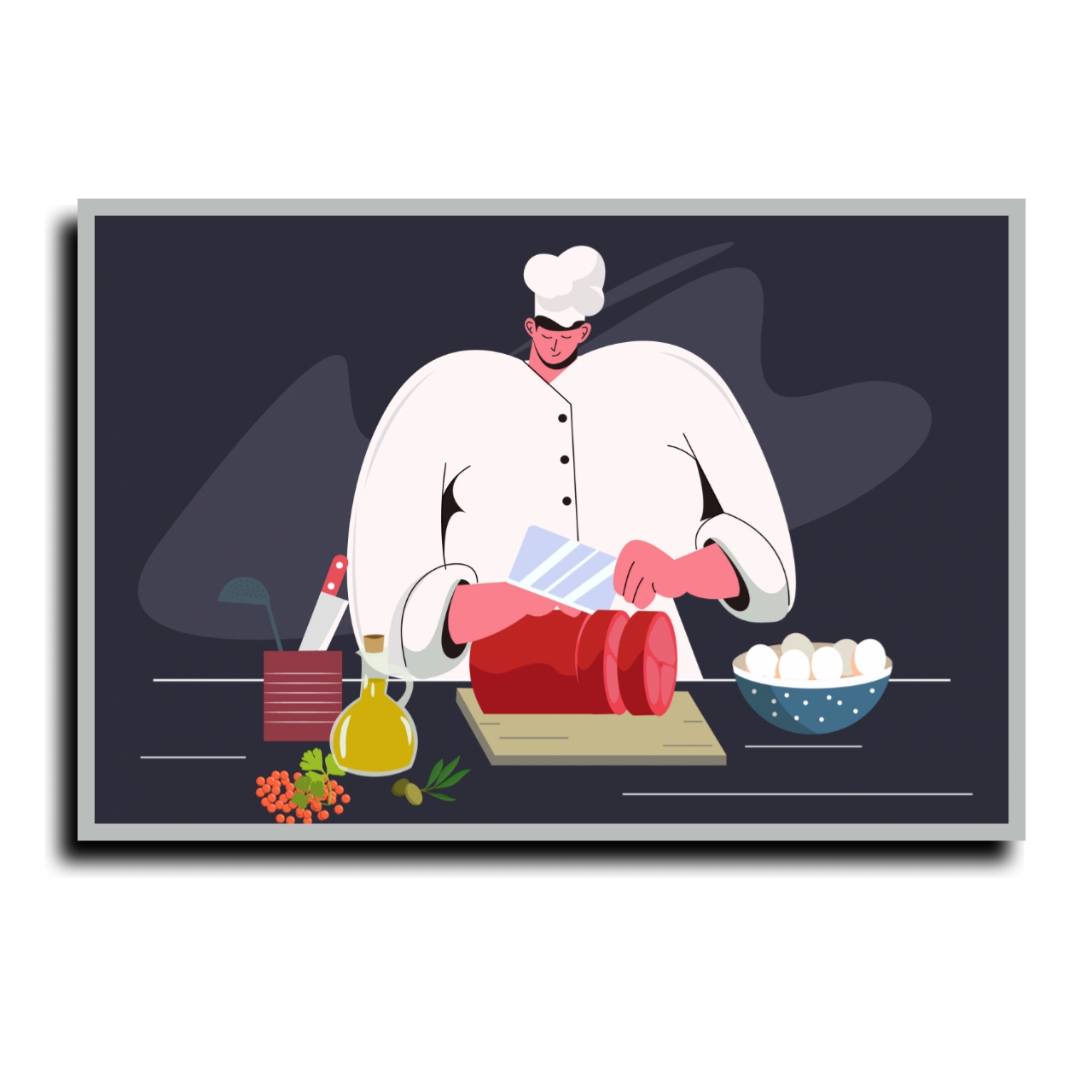 تابلو مدل رستوران و غذا پزی کد 890