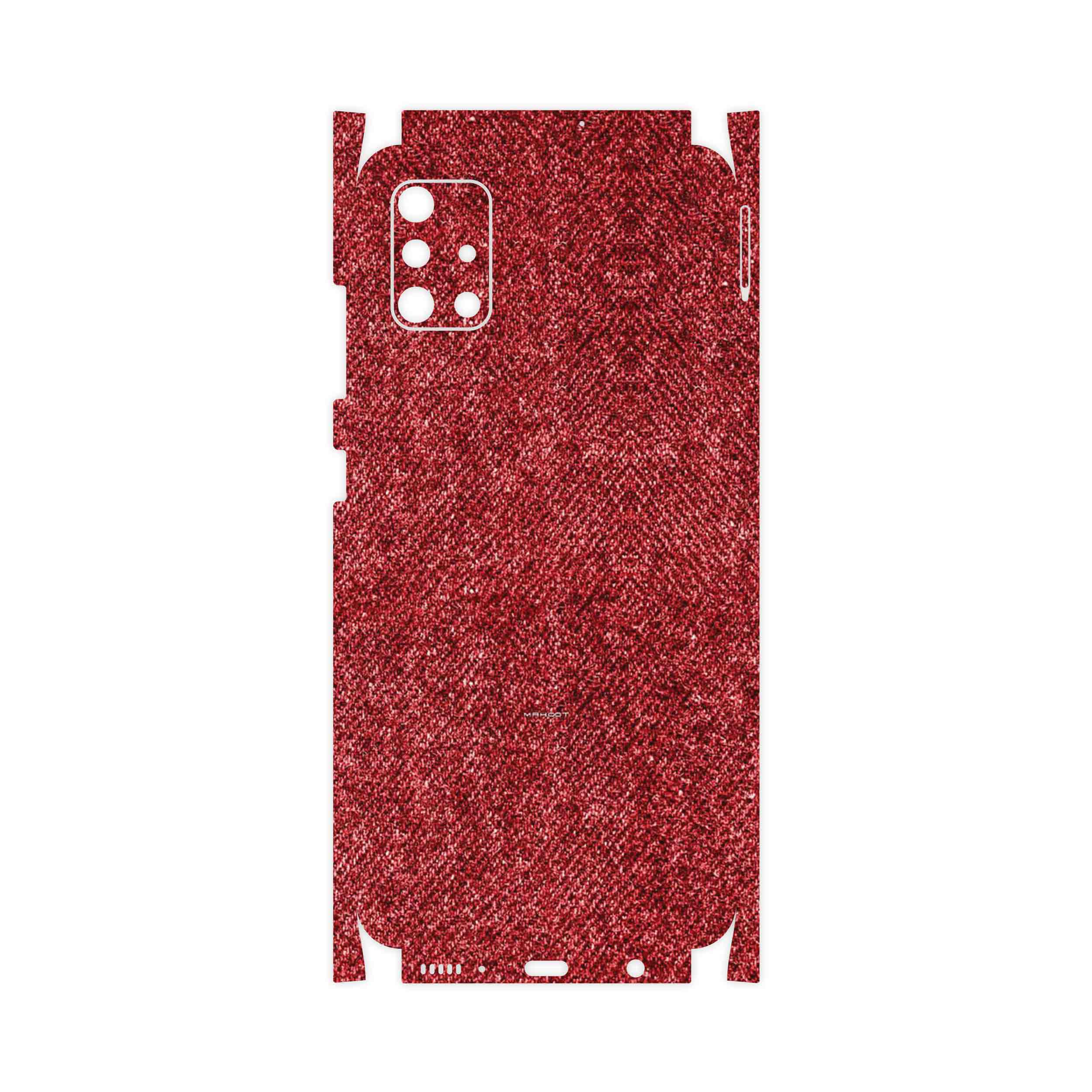 برچسب پوششی ماهوت مدل Fabric Texture 4-FullSkin مناسب برای گوشی موبایل سامسونگ Galaxy A51