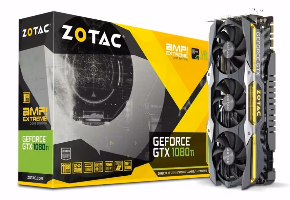 کارت گرافیک ZOTAC GTX 1080 Ti AMP Extreme Core Edition