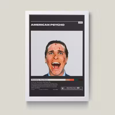 تابلو مدل American Psycho کد S3027-w