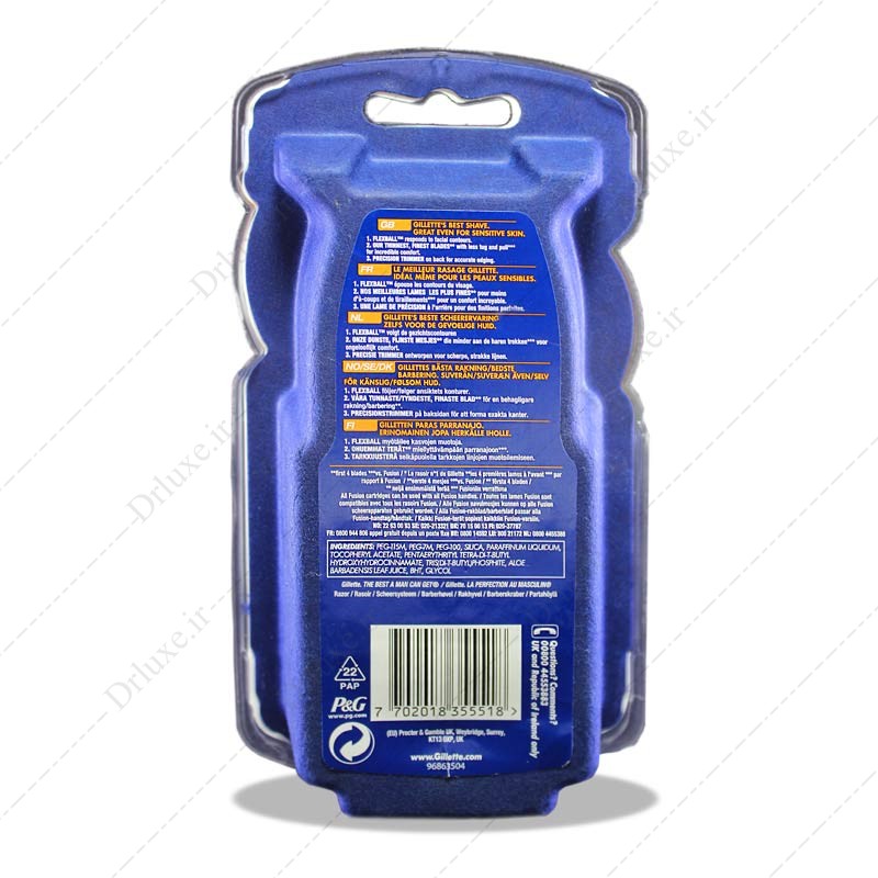 مشخصات، قیمت و خرید خود تراش 5 لبه ژیلت مدل فیوژن پروگلاید فلکسیبل - دکتر لوکس