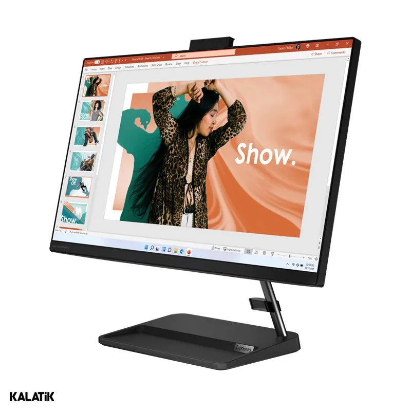 کامپیوتر همه کاره 23.8 اینچی لنوو مدل IdeaCenter AIO 3-24IAP7 (1240P-8GB-MX550)