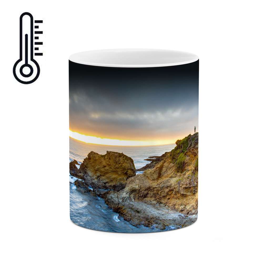 ماگ حرارتی طرح منظره زیبا  مدل mgph13520