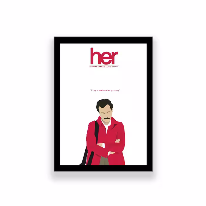 تابلو طرح فیلم her