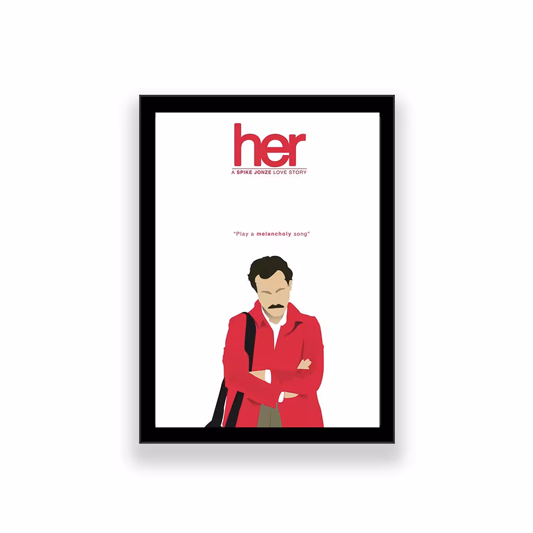 تابلو طرح فیلم her