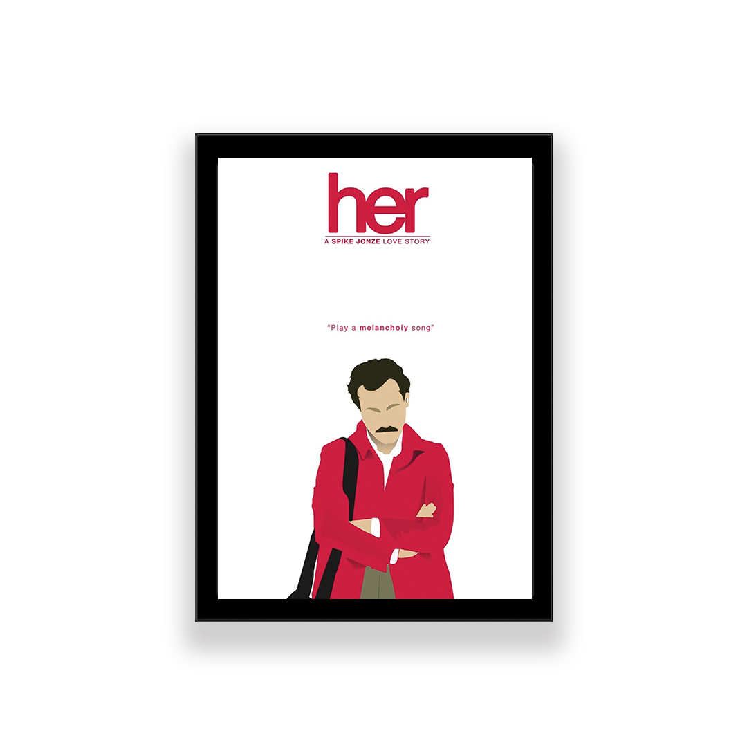 تابلو طرح فیلم her
