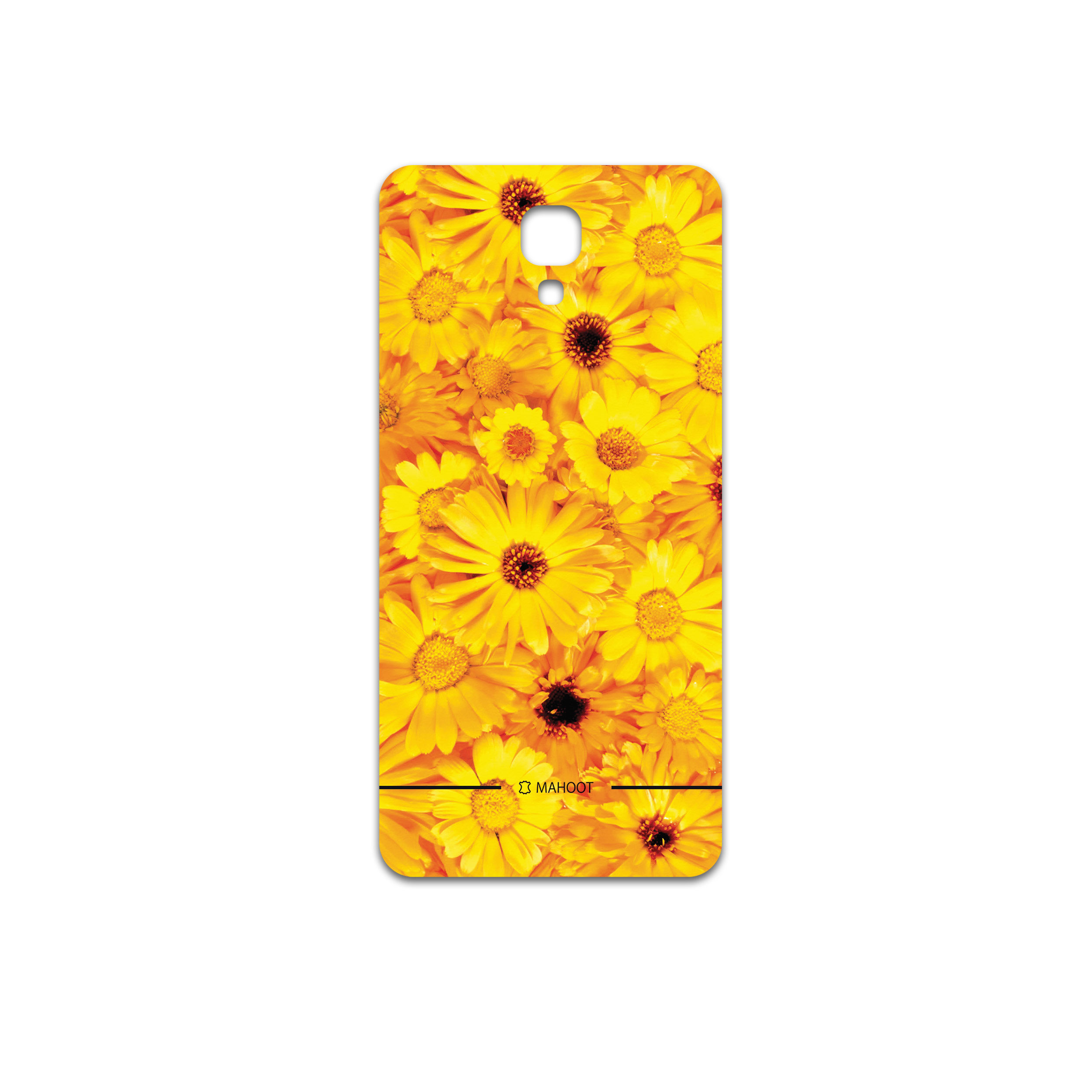 برچسب پوششی ماهوت مدل Yellow-Flower مناسب برای گوشی موبایل ال جی X screen