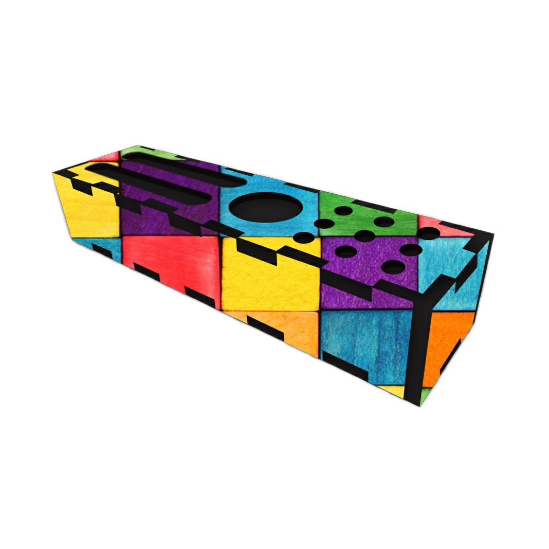 جامدادی رومیزی مدل مربع های رنگی کد 792