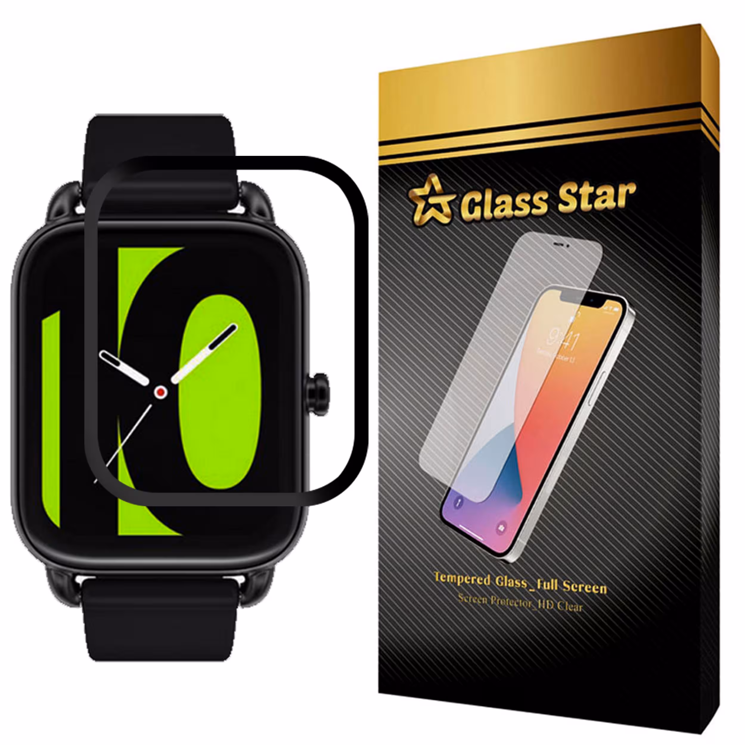 محافظ صفحه نمایش گلس استار مدل PMGA-Glass مناسب برای ساعت هوشمند شیائومی Haylou RS4