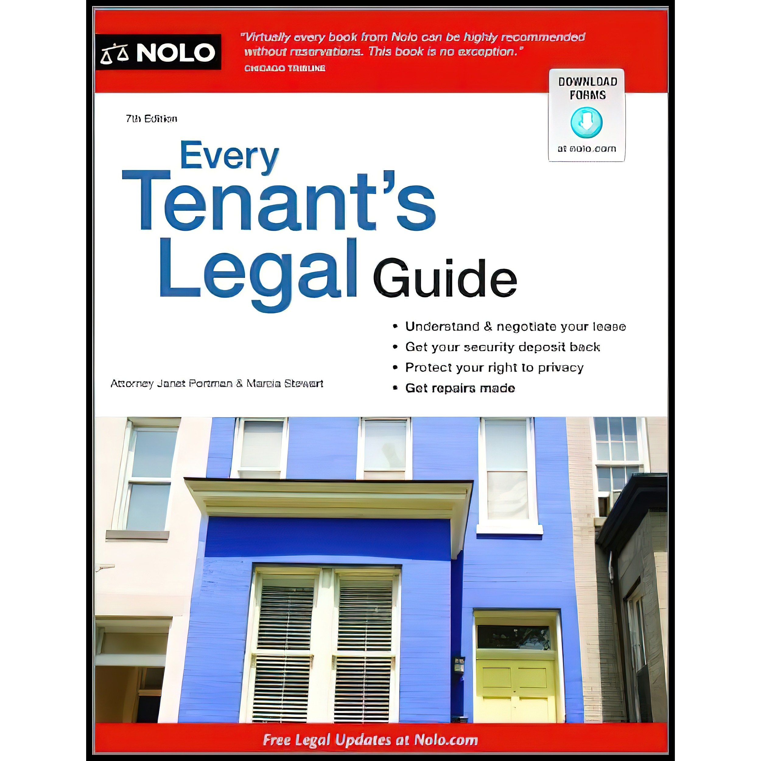 کتاب Every Tenant,s Legal Guide اثر Janet Portman Attorney and Marcia Stewart انتشارات NOLO