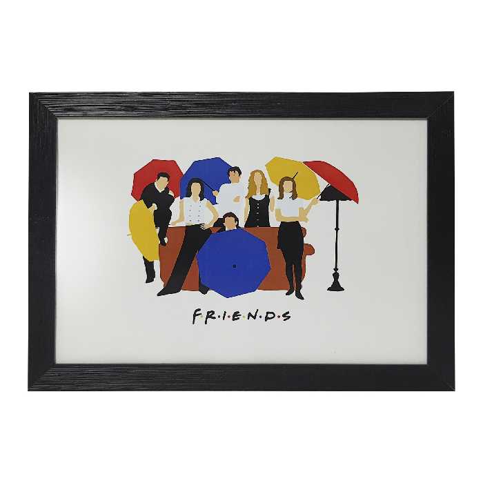 تابلو طرح Friends مدل PrFrnd4b