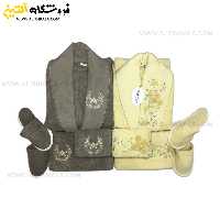 سرویس حوله عروس و داماد 10تکه گلدوزی سه بعدی برند MARIBOR