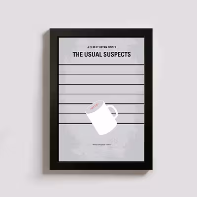 تابلو مدل usual suspects