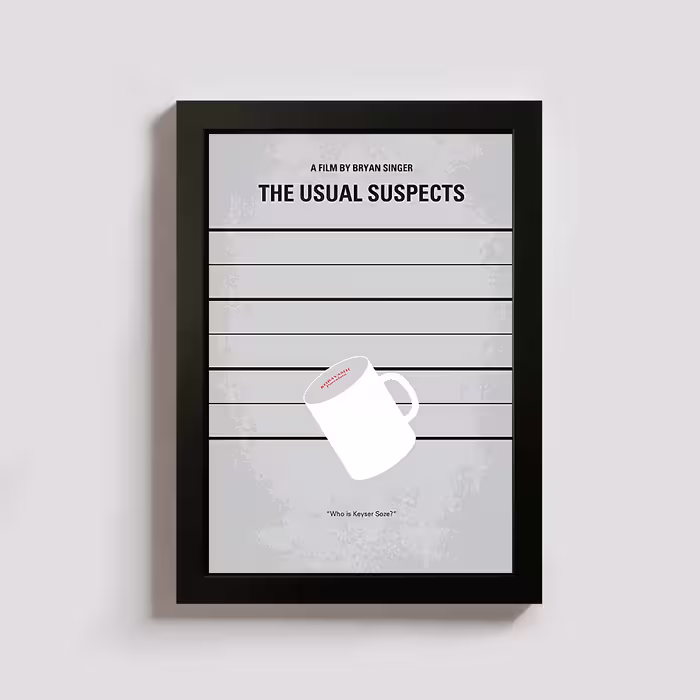 تابلو مدل usual suspects