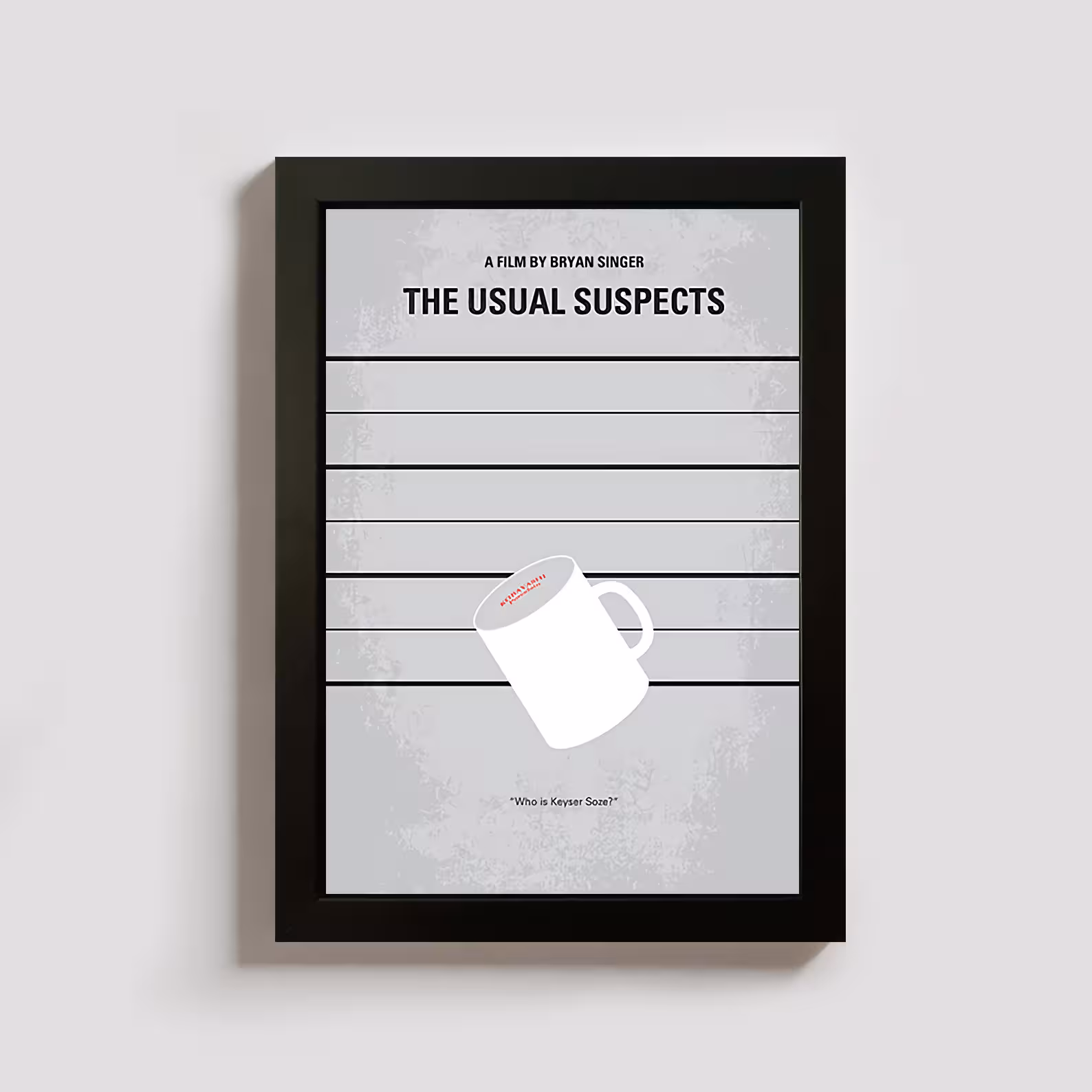 تابلو مدل usual suspects