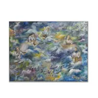 تابلو نقاشی طرح نوازندگان