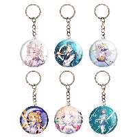 جاکلیدی خندالو مدل انیمه سیلور مون Sailor Moon کد 953A مجموعه 6 عددی