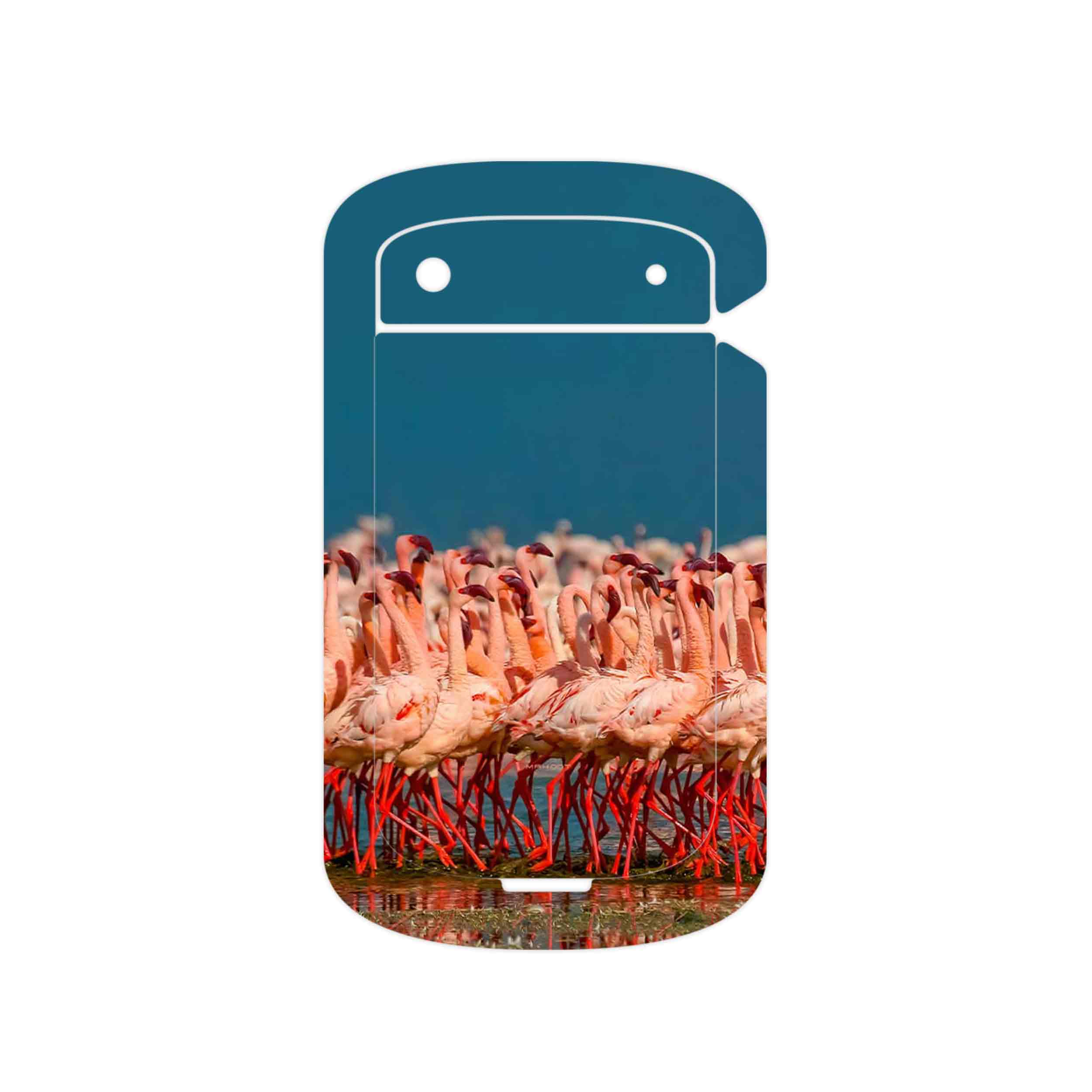 برچسب پوششی ماهوت مدل Flamingo مناسب برای گوشی موبایل بلک بری Bold Touch 9900