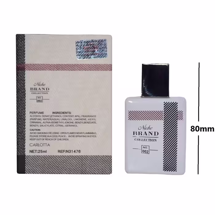عطر جیبی زنانه نیچ برند کالکشن مدل Burberry London-002 حجم 25 میلی لیتر