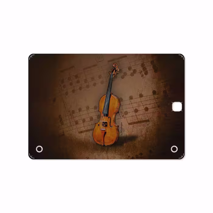 برچسب پوششی ماهوت مدل Violin-Instrument مناسب برای تبلت سامسونگ Galaxy Tab A 9.7 2015 T555