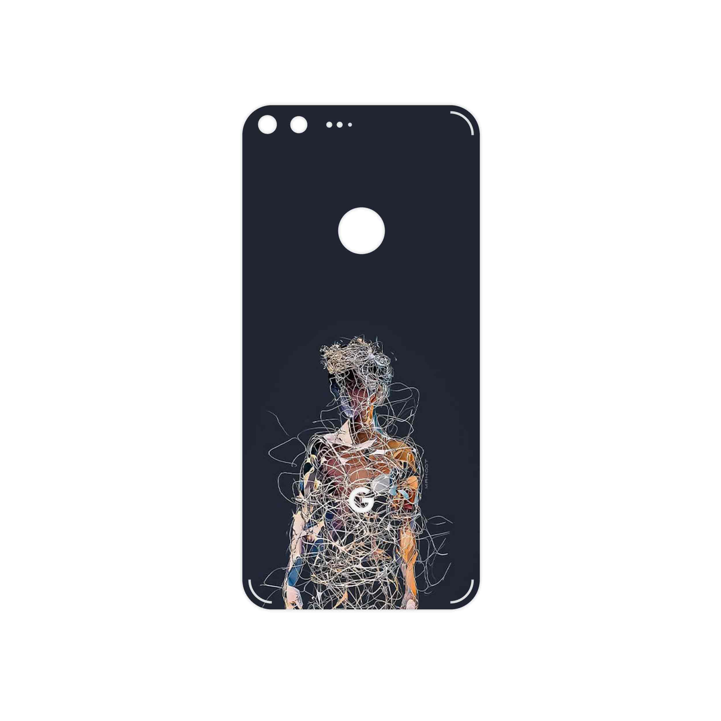 برچسب پوششی ماهوت مدل Strings Digital Art 1 مناسب برای گوشی موبایل گوگل Pixel