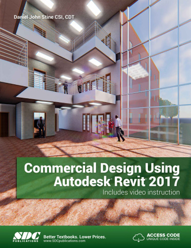 خرید و دانلود نسخه کامل کتاب Commercial Design Using Autodesk Revit 2017