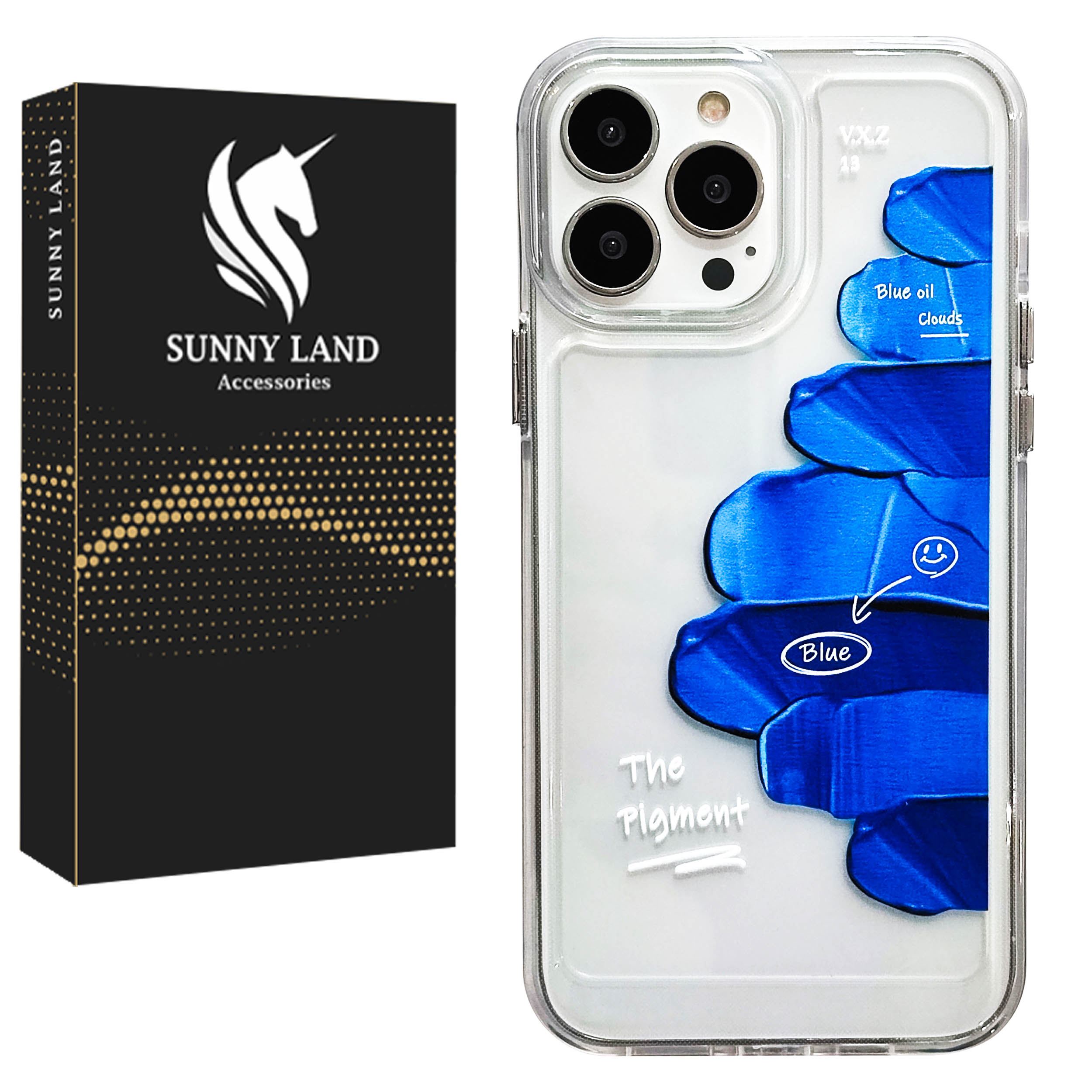 کاور سانی لند مدل Blue مناسب برای گوشی موبایل اپل iPhone 12 Pro Max