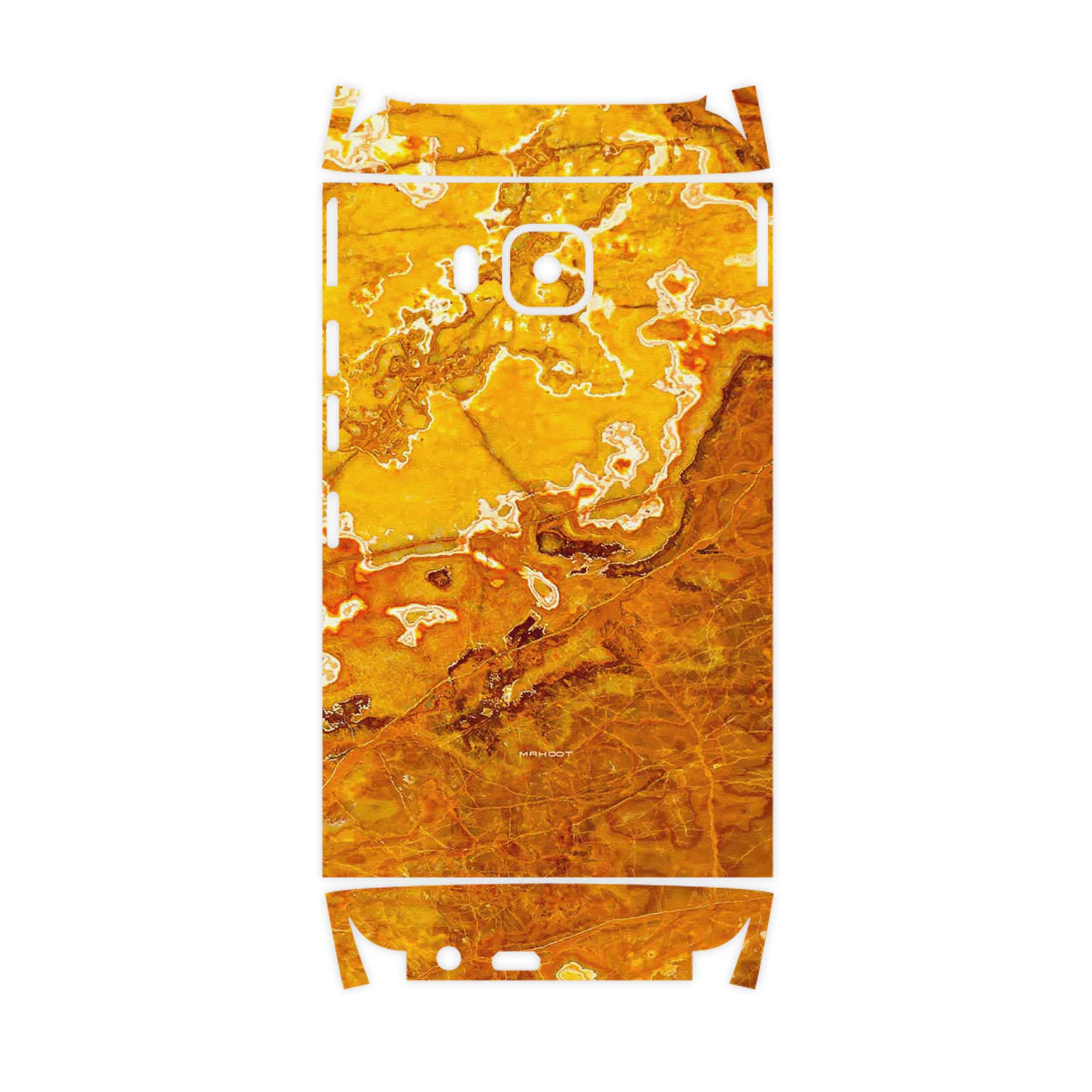 برچسب پوششی ماهوت مدل Gold Marble-FullSkin مناسب برای گوشی موبایل اچ تی سی One M9