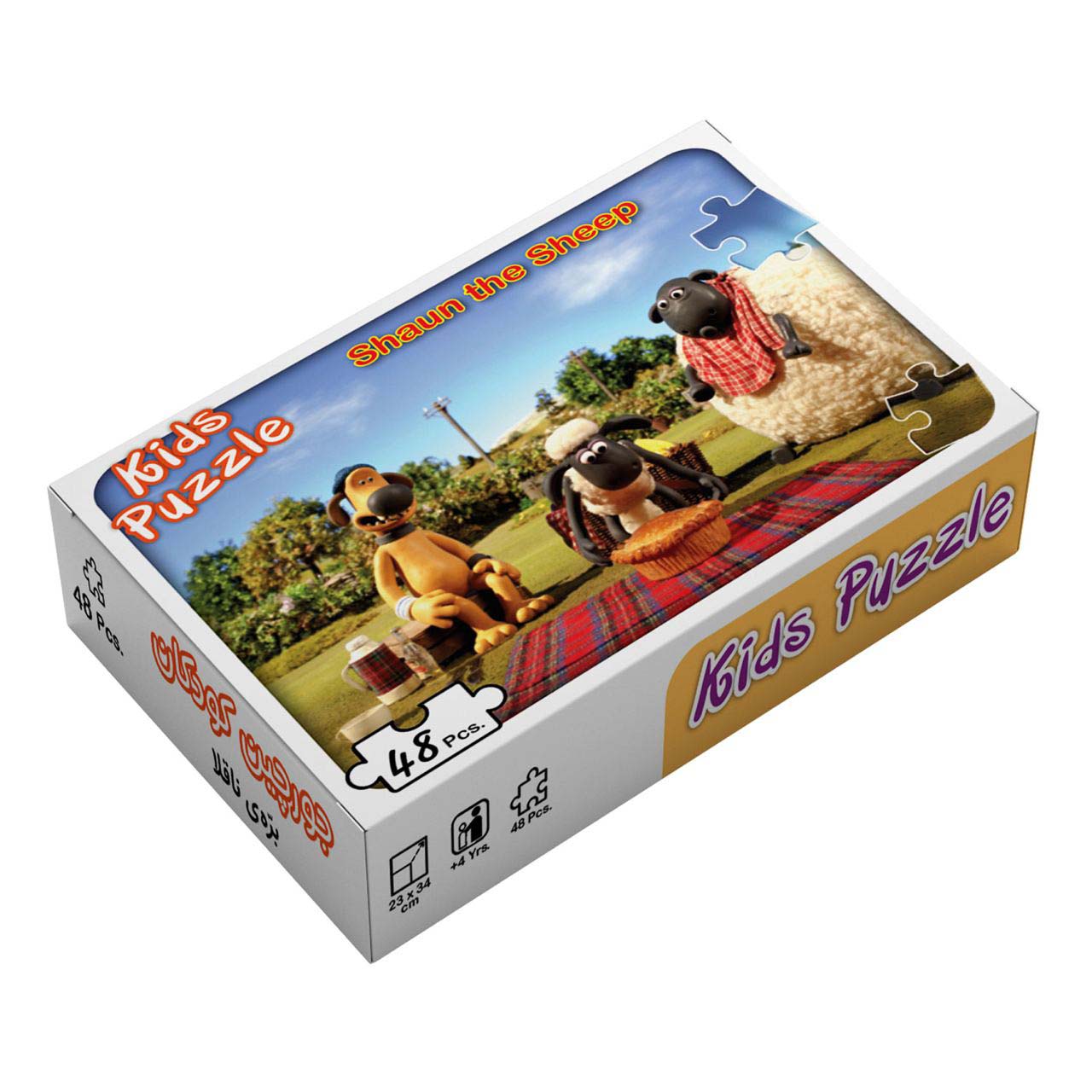 بسته پازل بره ی ناقلا (48تکه،باجعبه) - ناشربوک | خرید آنلاین کتاب