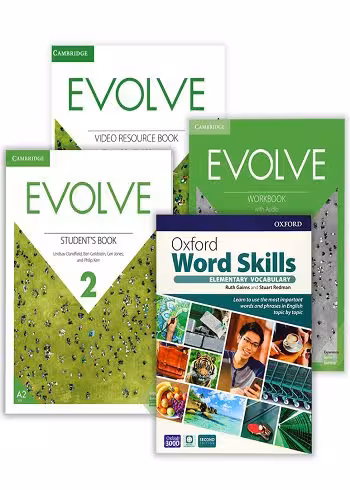 مجموعه کامل Evolve 2 کتاب ایوالو 2 (کتاب دانش آموز  کتاب تمرین   کتاب ویدئو  فایل صوتی)