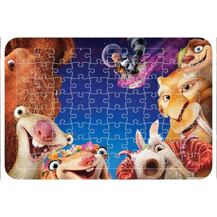 پازل 54 تکه اطلس آبی طرح کارتون عصر یخبندان مدل P1712