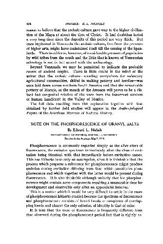 خرید و دانلود نسخه کامل کتاب Note on the Phosphorescence of Uranyl Salts (1916)(en)(6s)