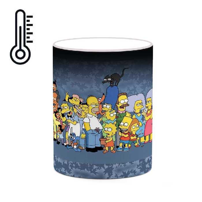 ماگ حرارتی کاکتی طرح کارتون سیمپسون مدل mgh23741