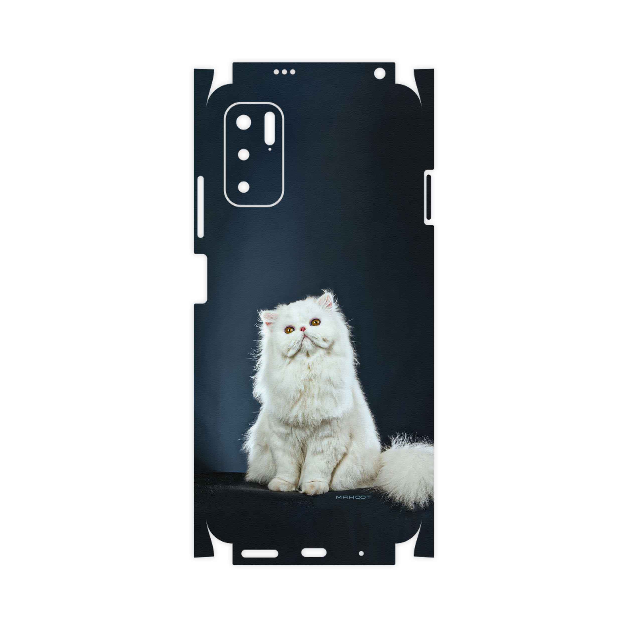 برچسب پوششی ماهوت مدل Persian-cat-FullSkin مناسب برای گوشی موبایل شیائومی Redmi Note 10 5G