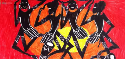 ماگ حرارتی طرح african pattern
