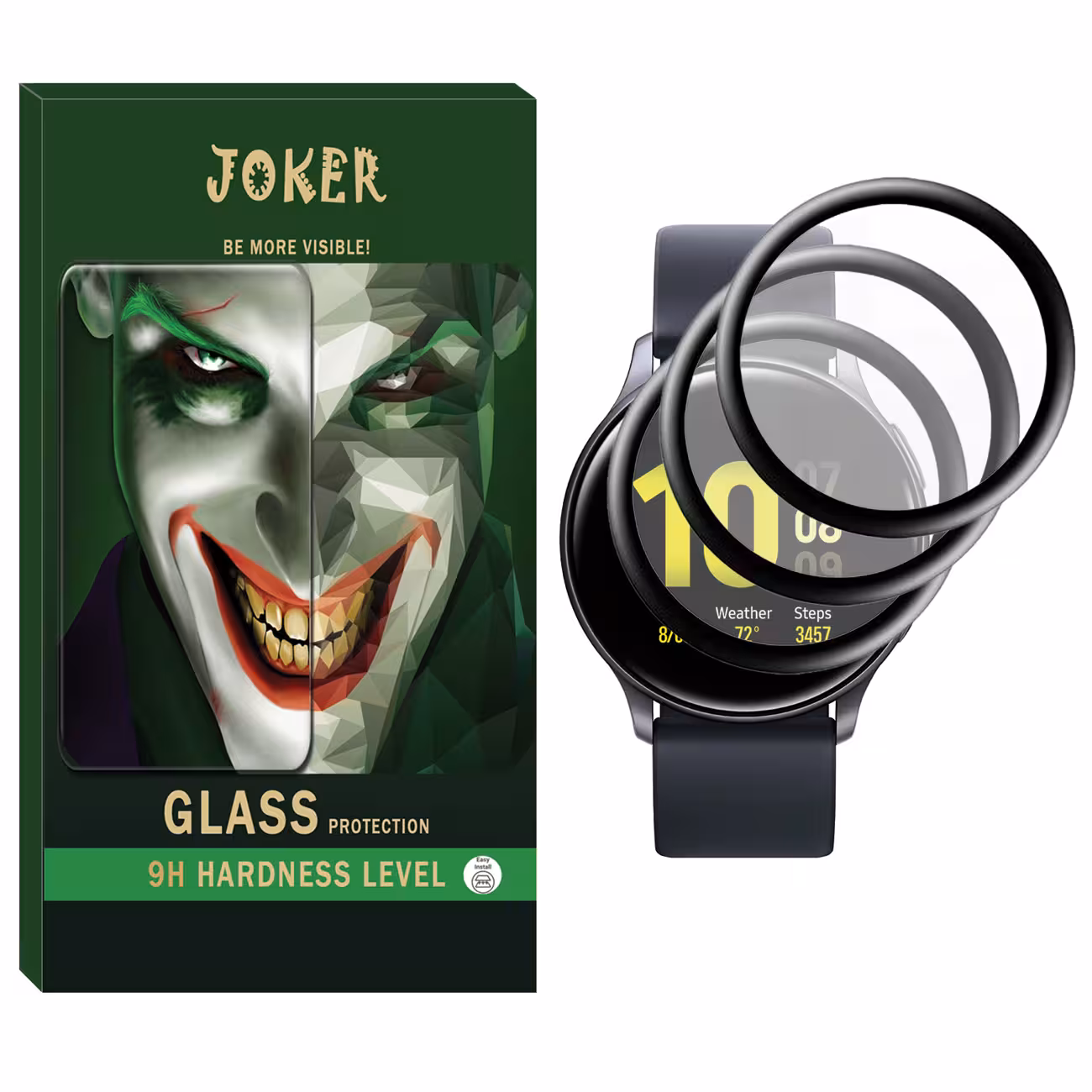 محافظ صفحه نمایش نانو جوکر مدل NJK مناسب برای ساعت هوشمند سامسونگ Galaxy Watch Active 44mm بسته سه عددی