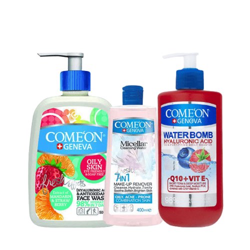 پک بهداشتی مراقبت از پوست چرب کامان