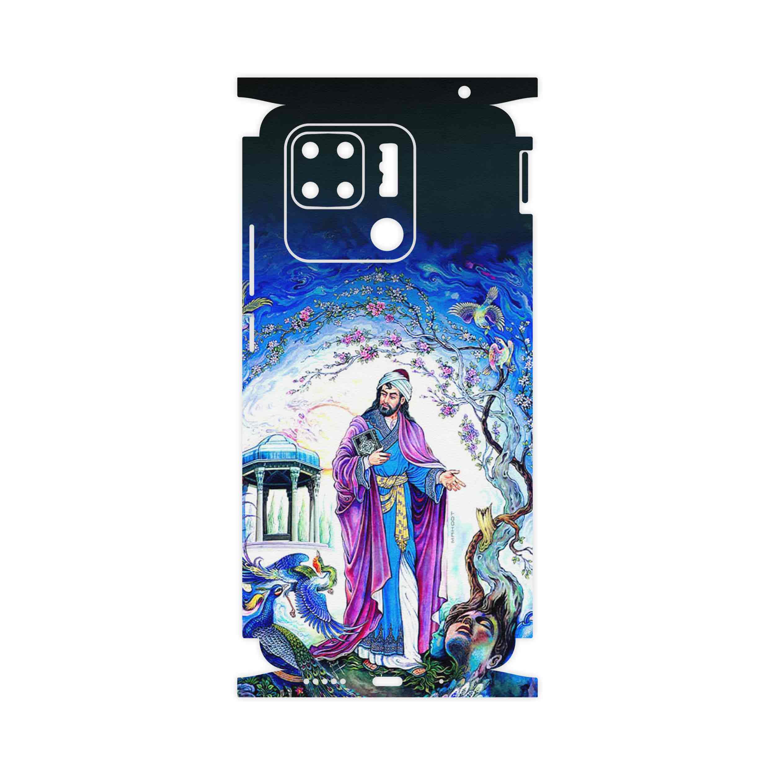 برچسب پوششی ماهوت مدل Hafiz-FullSkin مناسب برای گوشی موبایل شیائومی Redmi 10C