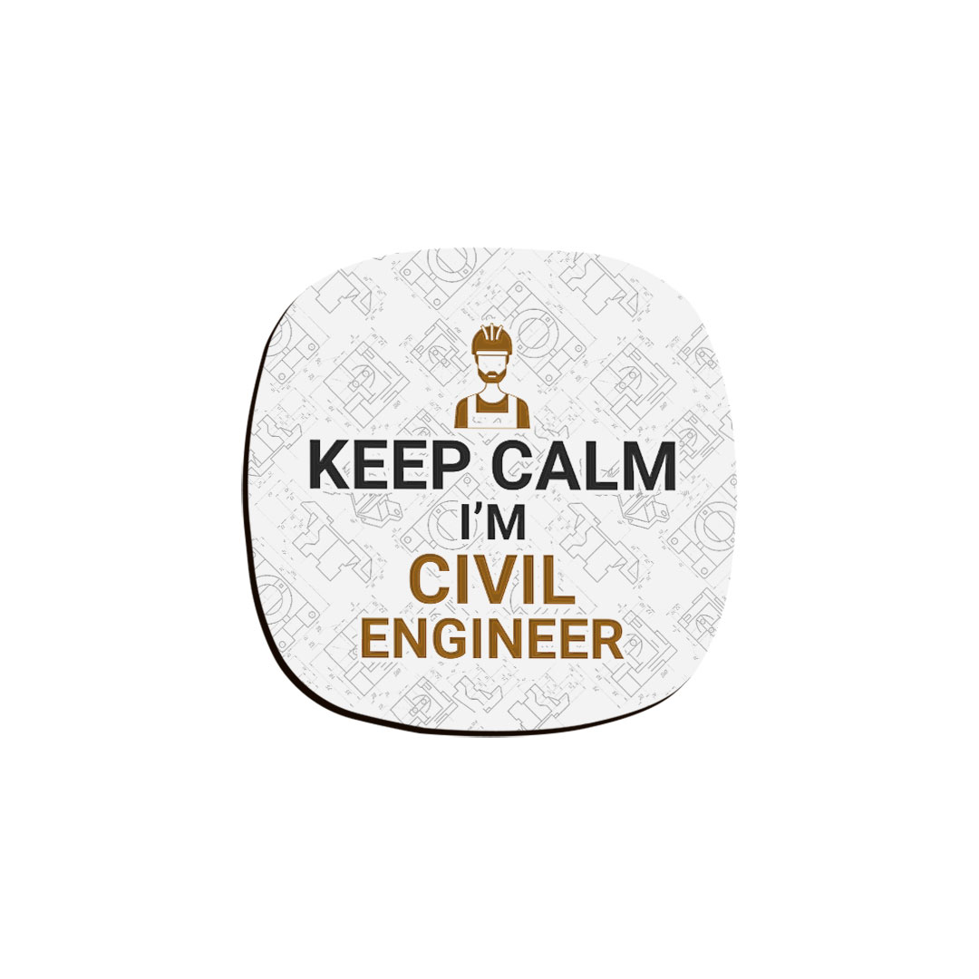 زیر لیوانی ترمه طراحان ایده مدل civil engineer کد cfp1263