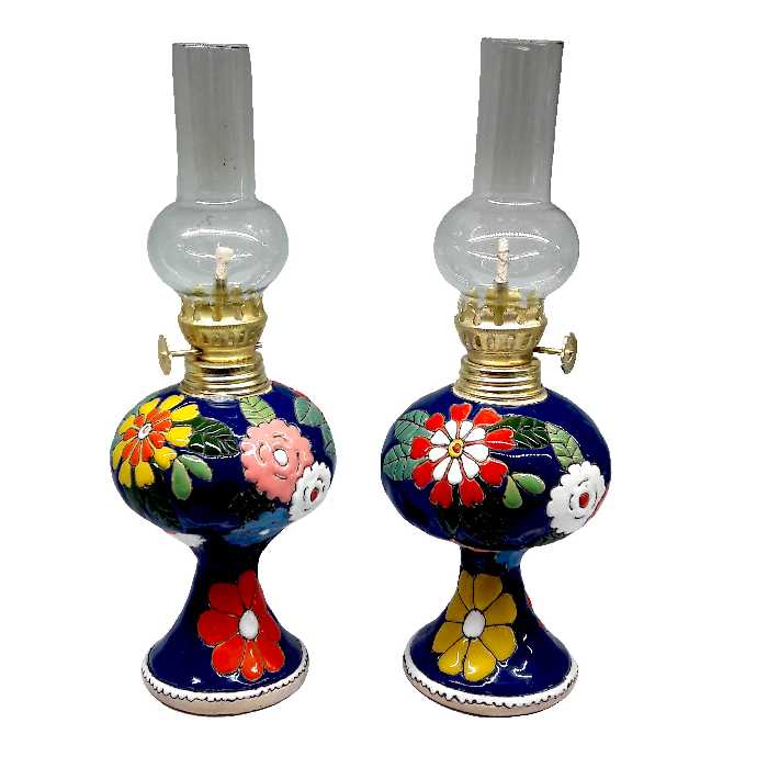 چراغ گردسوز میناکاری کد 27 مجموعه 2 عددی