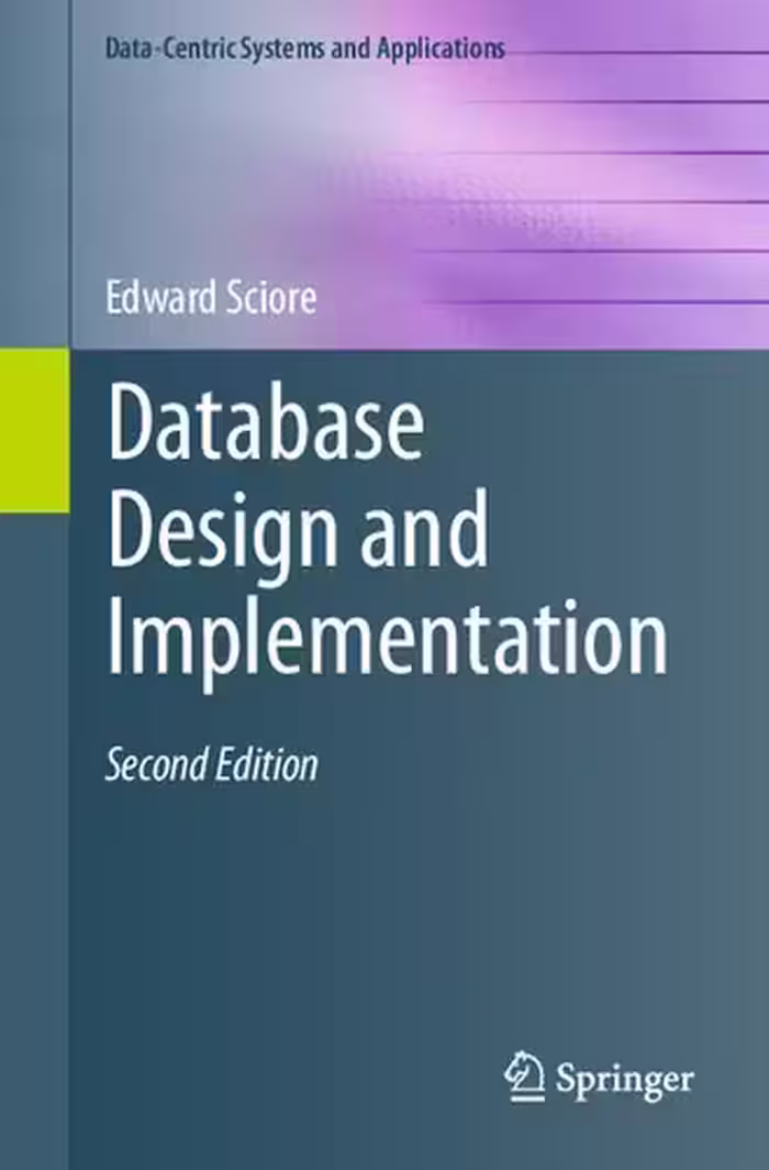 خرید و دانلود نسخه کامل کتاب Database Design and Implementation (Java, JDBC).