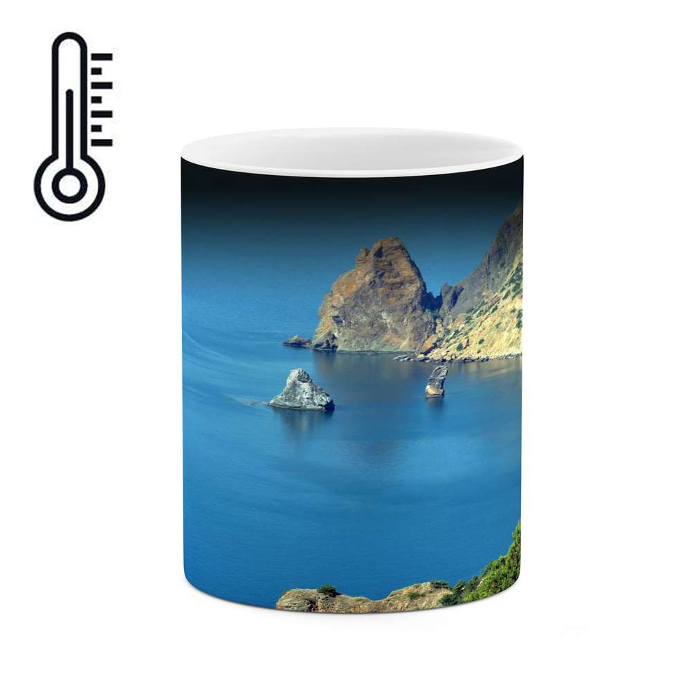 ماگ حرارتی کاکتی طرح منظره مدل mgh17760