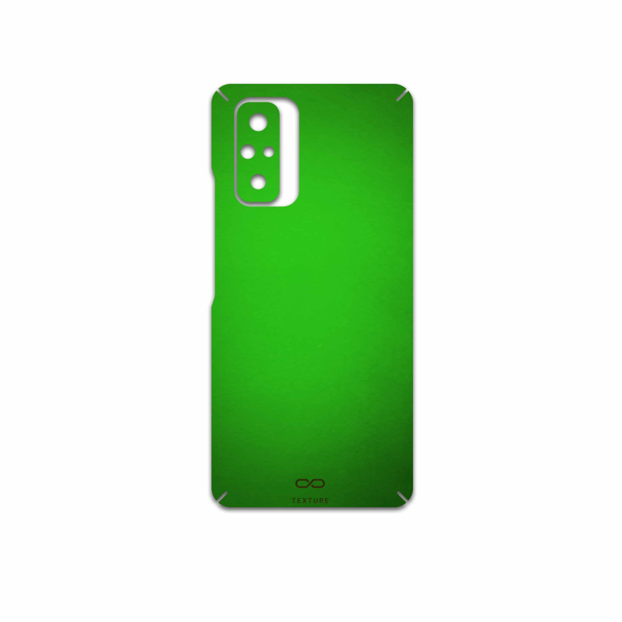 برچسب پوششی ماهوت مدل Metallic-Green مناسب برای گوشی موبایل شیائومی Redmi Note 10 Pro Max